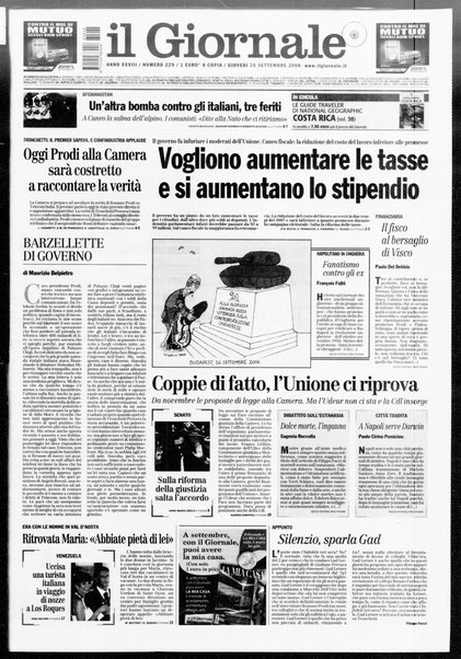 Il giornale : quotidiano del mattino